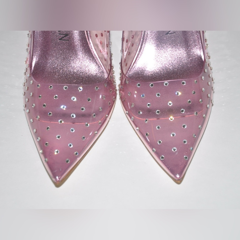 NEW Stuart Weitzman Women's Glam 100 Stiletto Heels XCurve Pumps Shoes 6.5 $595 - Picture 6 of 13